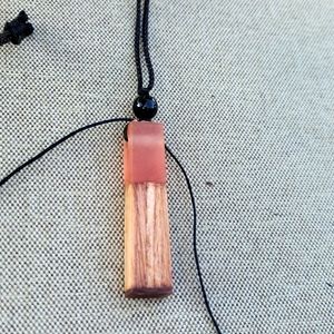 Wooden necklace for him